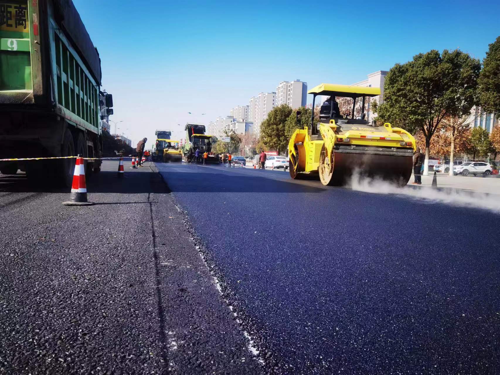 河南永和建設(shè)集團羅山縣龍池大道道路改造項目